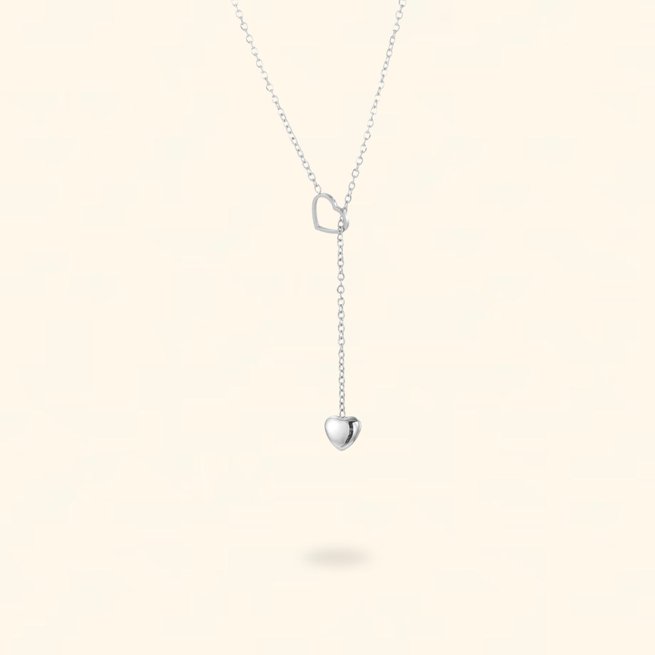 COLLAR LATIDO PLATEADO