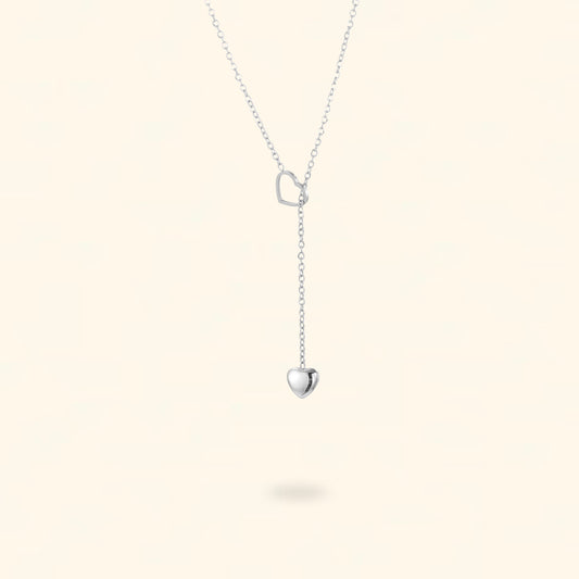 COLLAR LATIDO PLATEADO