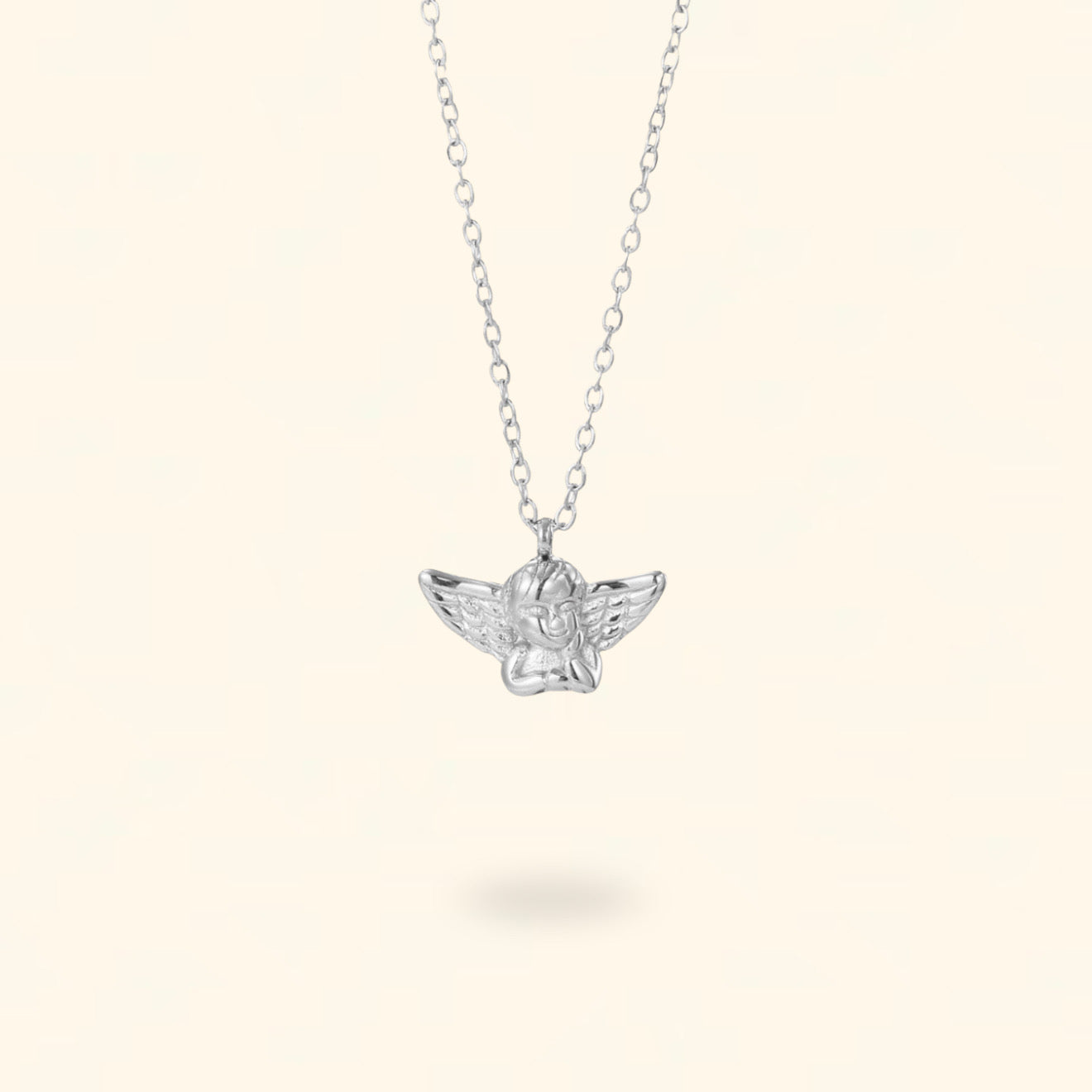 COLLAR ÁNGEL PLATEADO