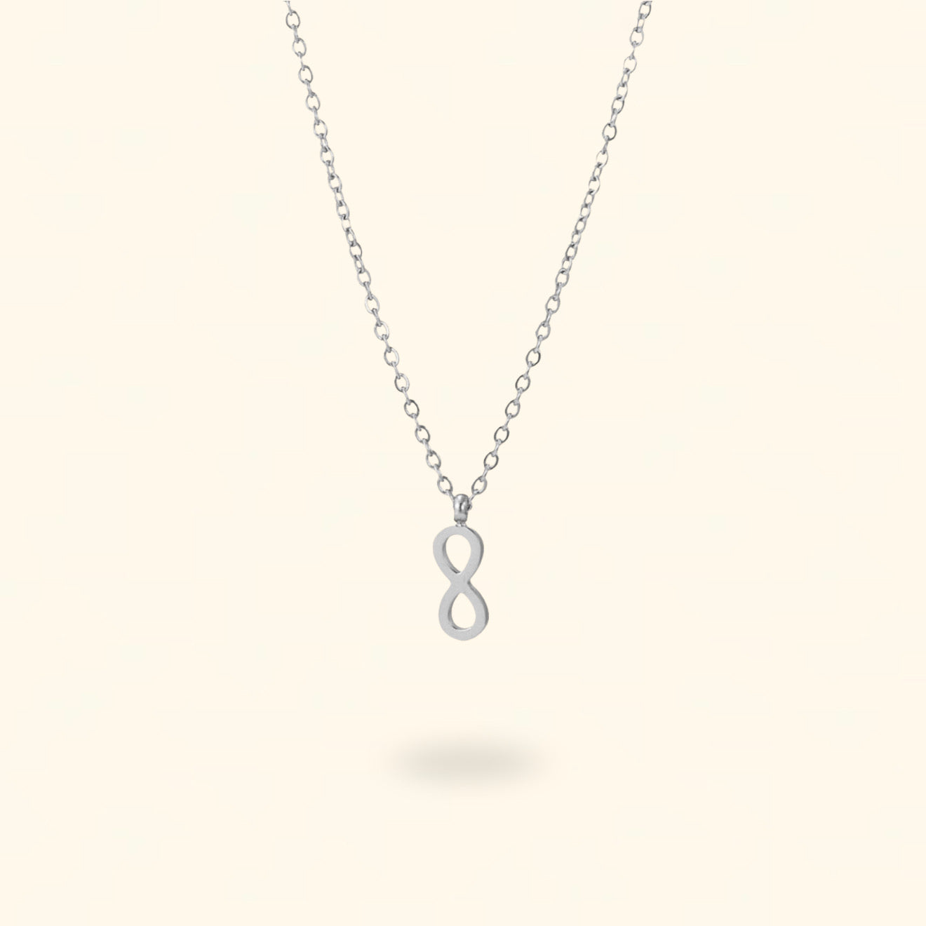 COLLAR INFINITO PLATEADO