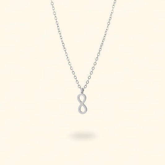 COLLAR INFINITO PLATEADO