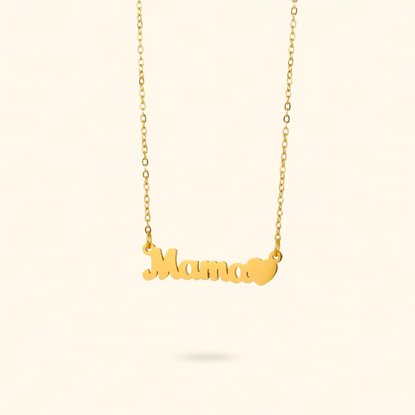 COLLAR LOVE MAMÁ DORADO