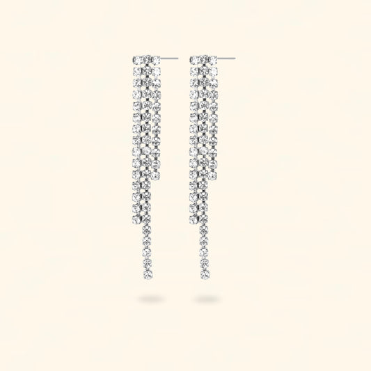 PENDIENTES SHINE PLATEADO