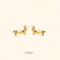 PENDIENTES DOGGIE DORADO