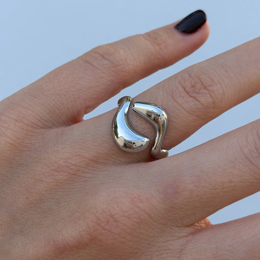 ANILLO DUPLEX PLATEADO