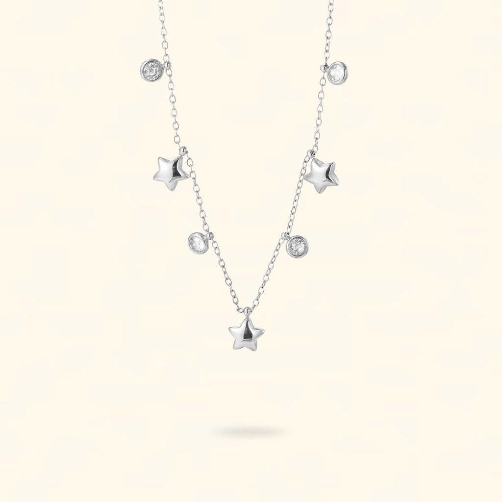 COLLAR BIJOU PLATEADO