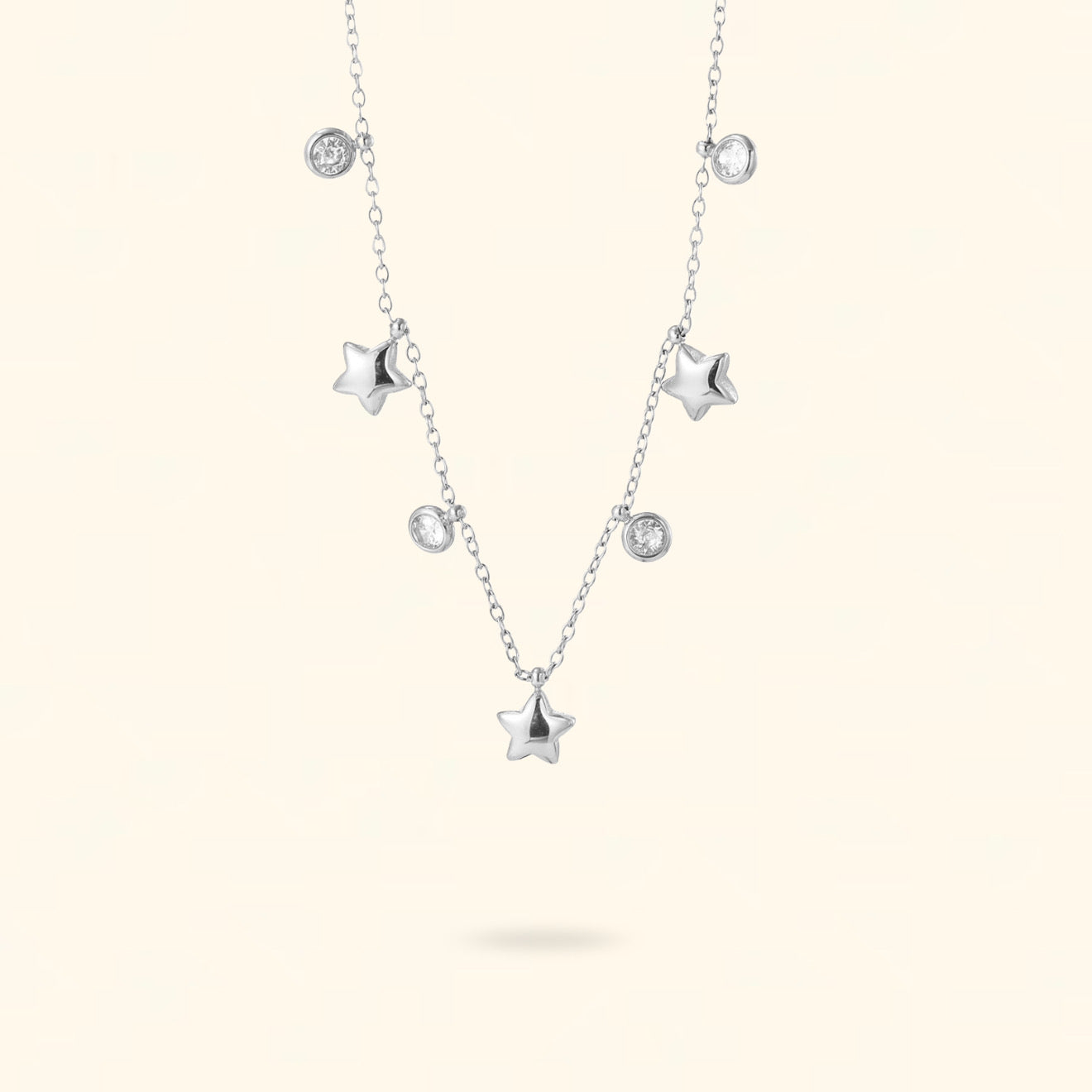 COLLAR BIJOU PLATEADO