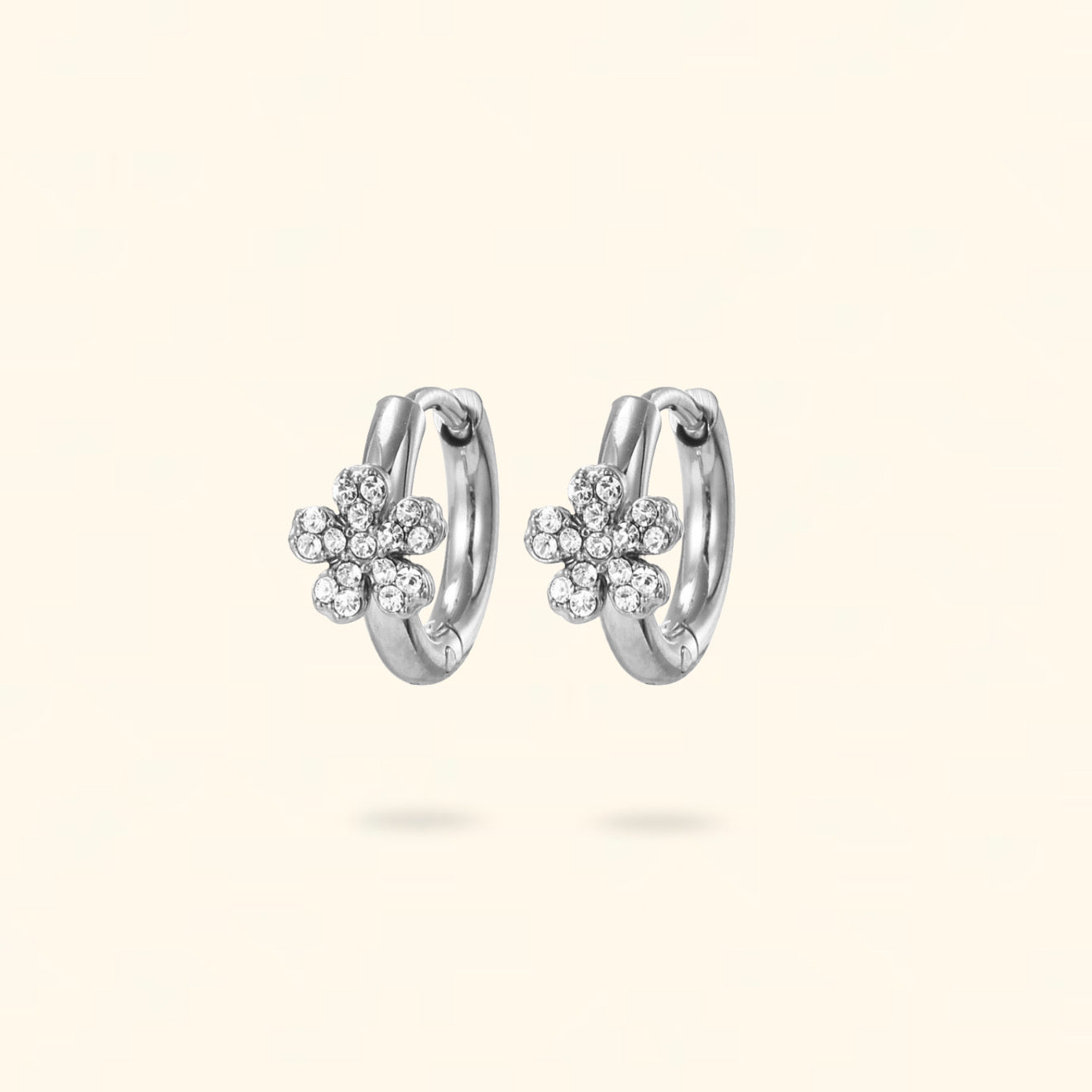 PENDIENTES MARAIS PLATEADO