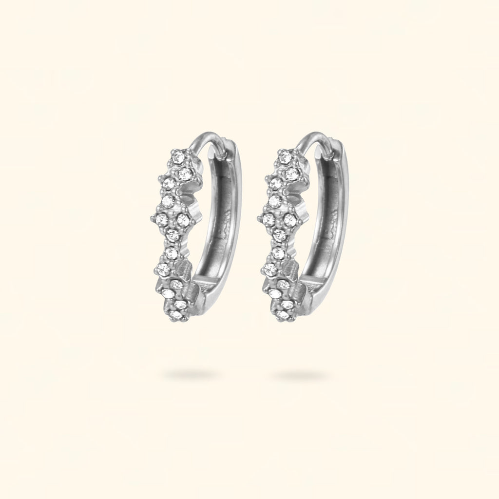 PENDIENTES MARIE PLATEADOS