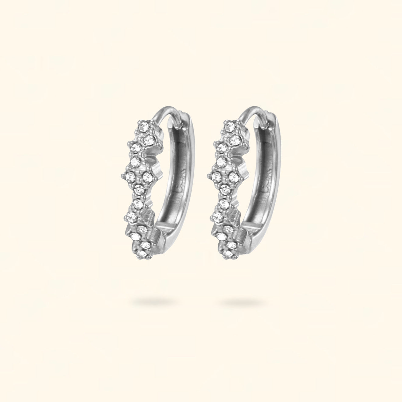 PENDIENTES MARIE PLATEADOS