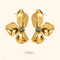 PENDIENTES FLORIAS DORADO