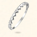 BRAZALETE BE LOVE PLATEADO
