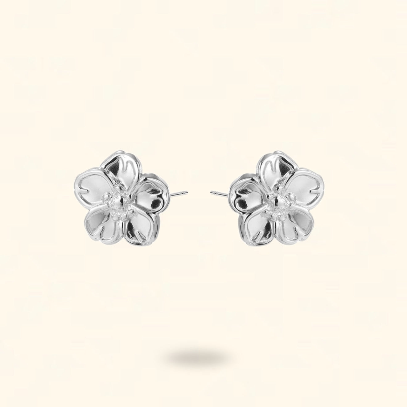 PENDIENTES ZAFLORA PLATEADO