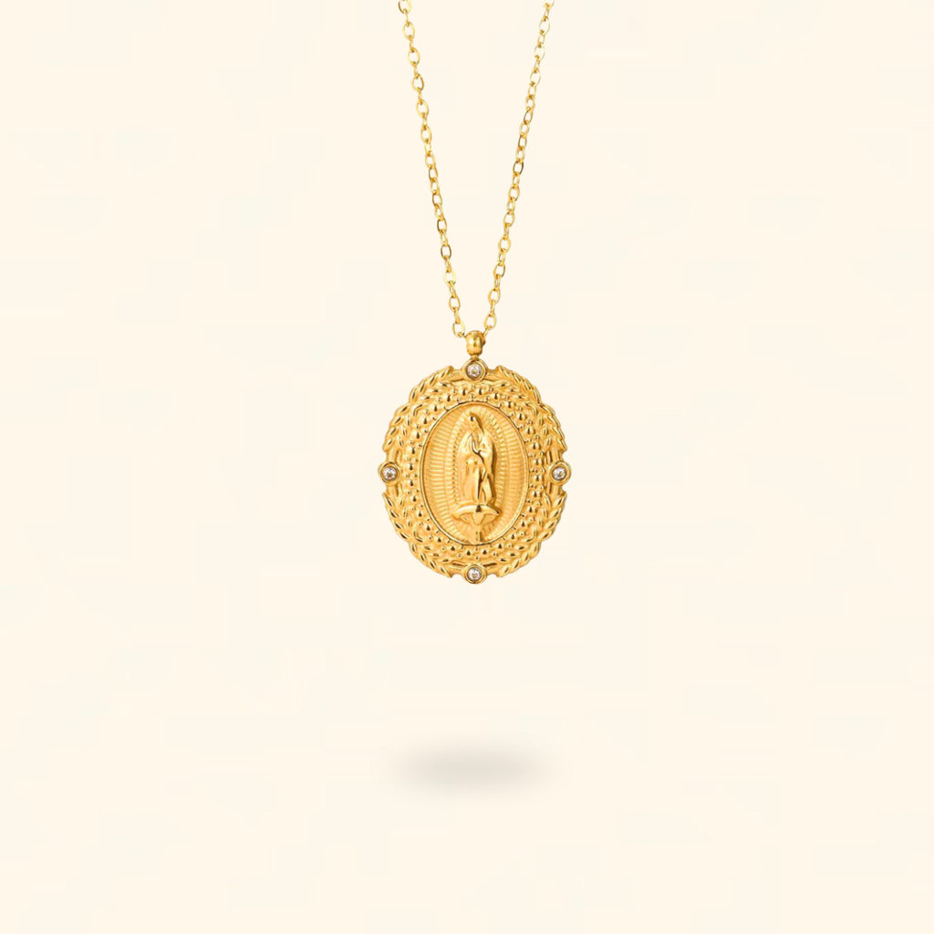 COLLAR VIRGEN DORADO