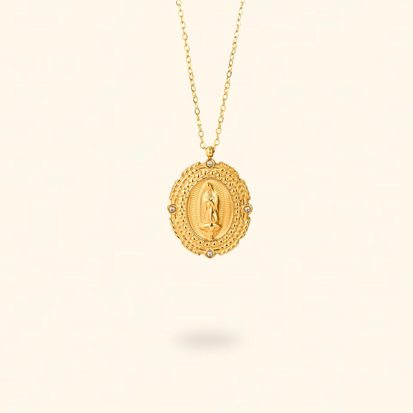 COLLAR VIRGEN DORADO
