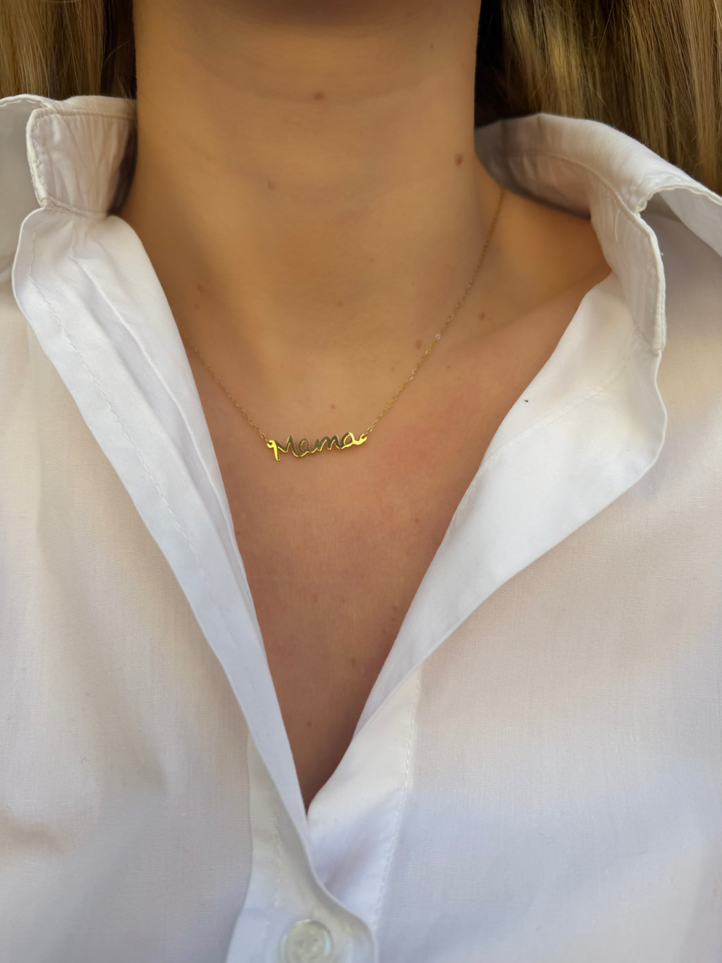 COLLAR MAMÁ DORADO