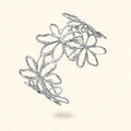BRAZALETE FLORIA PLATEADO