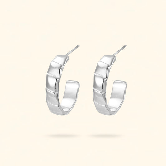 PENDIENTES CLARA PLATEADO