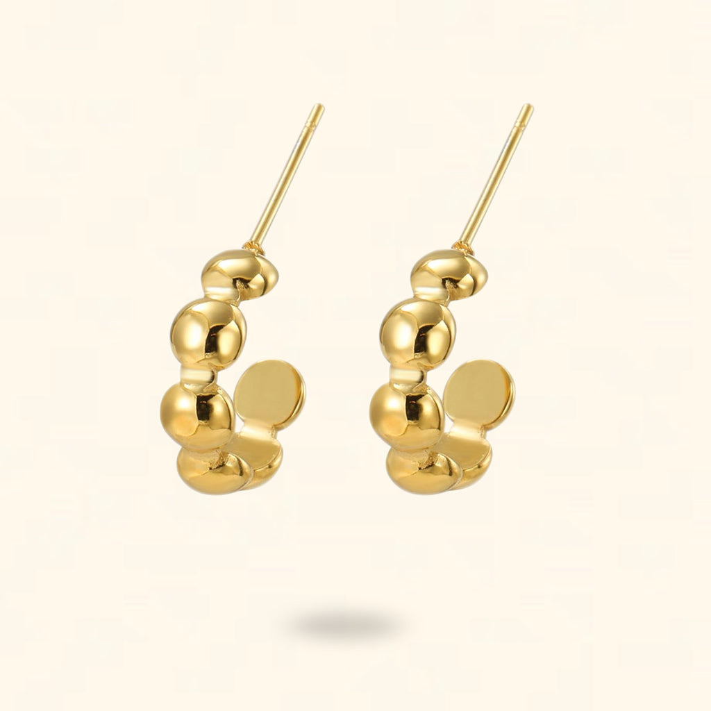 PENDIENTES ÓRBITA DORADO