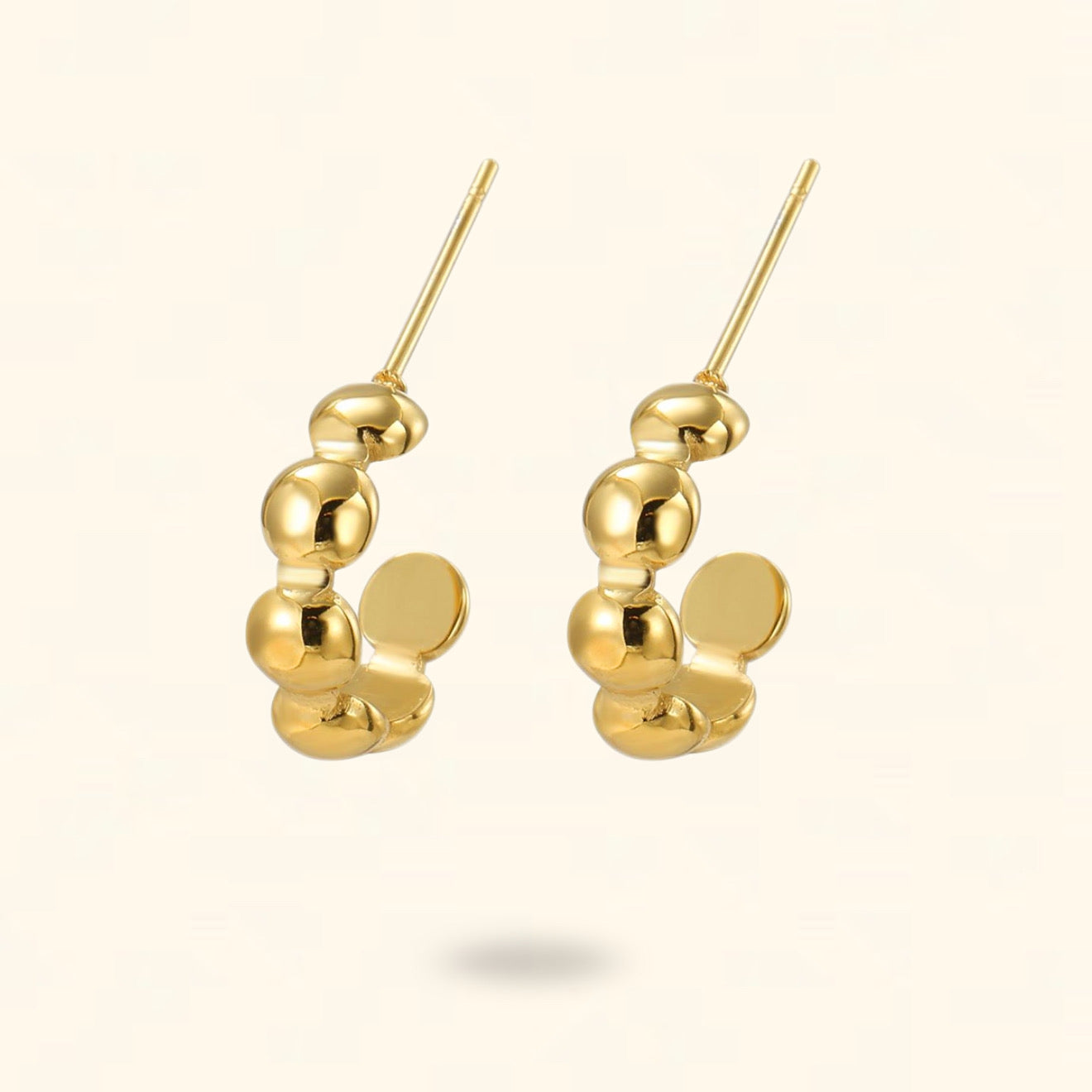 PENDIENTES ÓRBITA DORADO