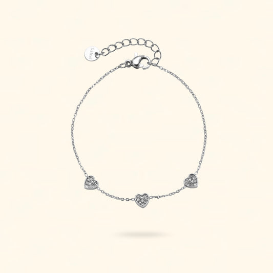 PULSERA ZOÉ PLATEADA