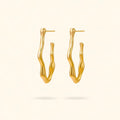 PENDIENTES LEA DORADO