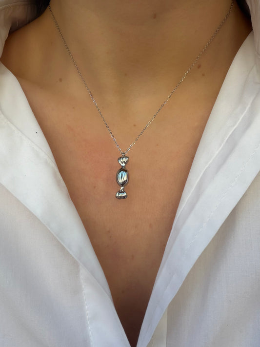COLLAR CANDY PLATEADO