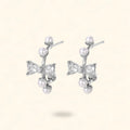 PENDIENTES VIOLETA PLATEADO