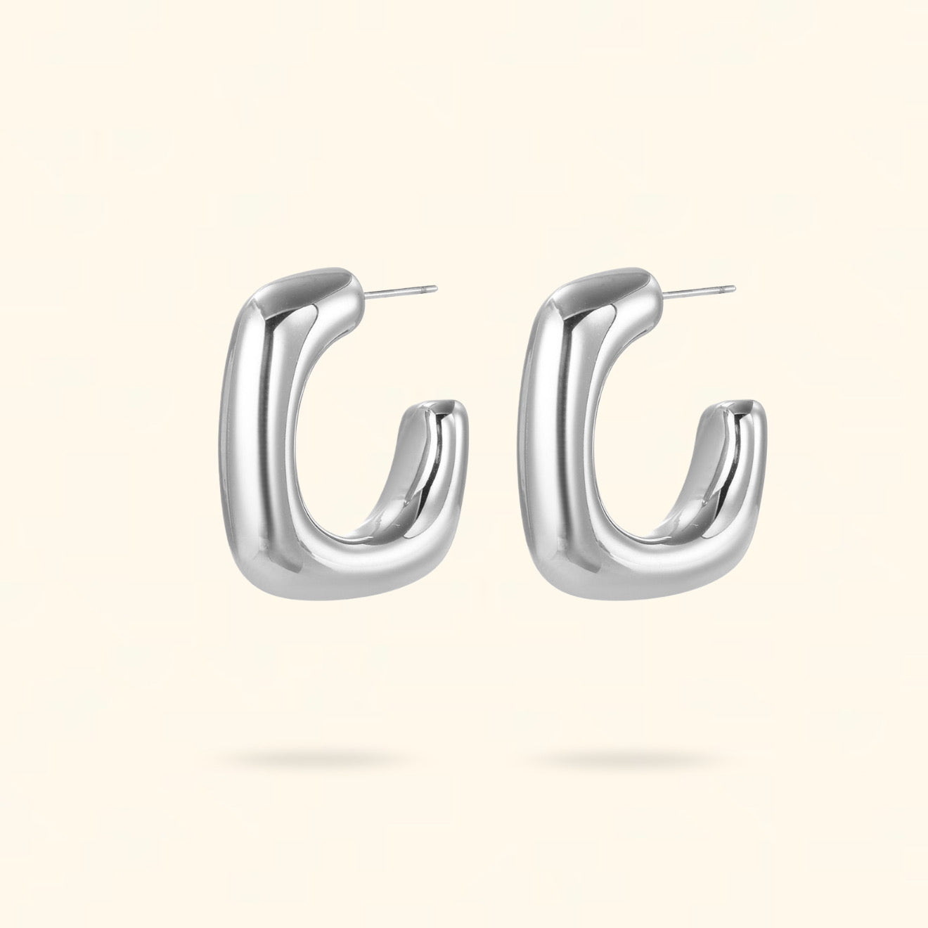 PENDIENTES VIVÍ PLATEADOS