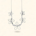 COLLAR FLORENTINA PLATEADO