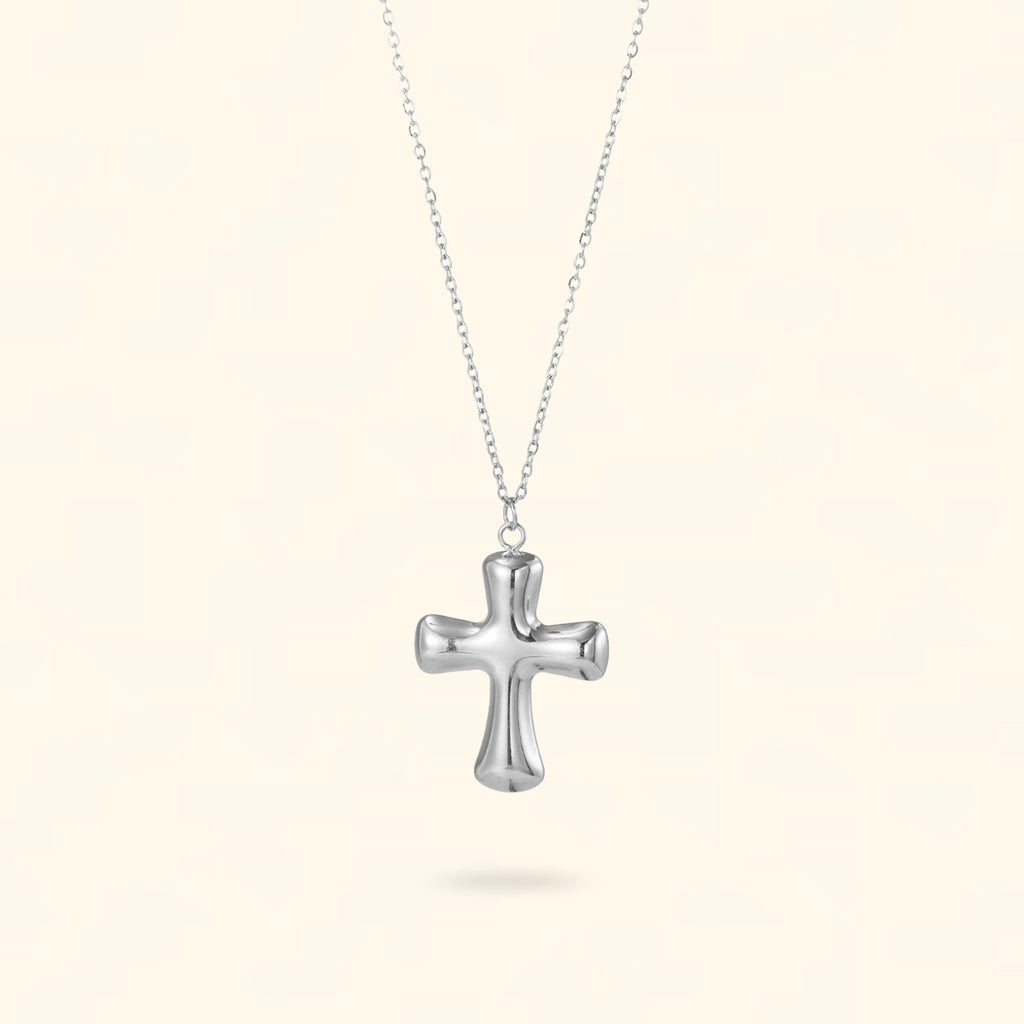 COLLAR FE PLATEADO