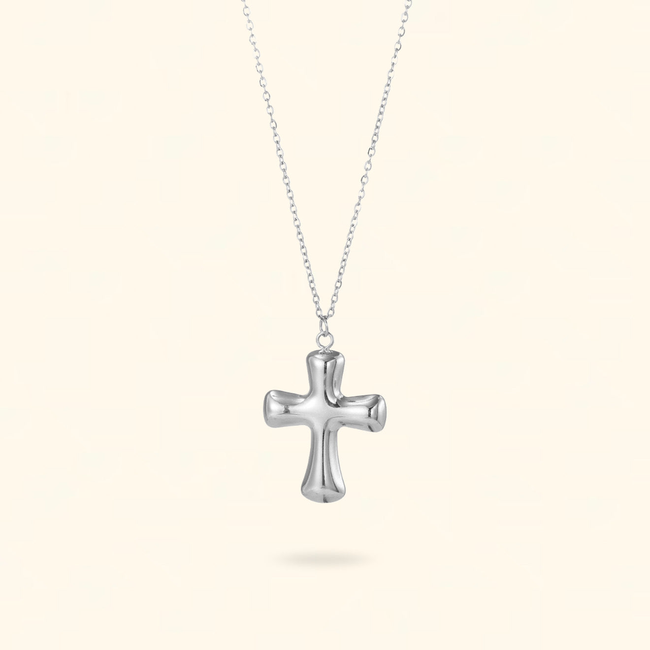 COLLAR FE PLATEADO
