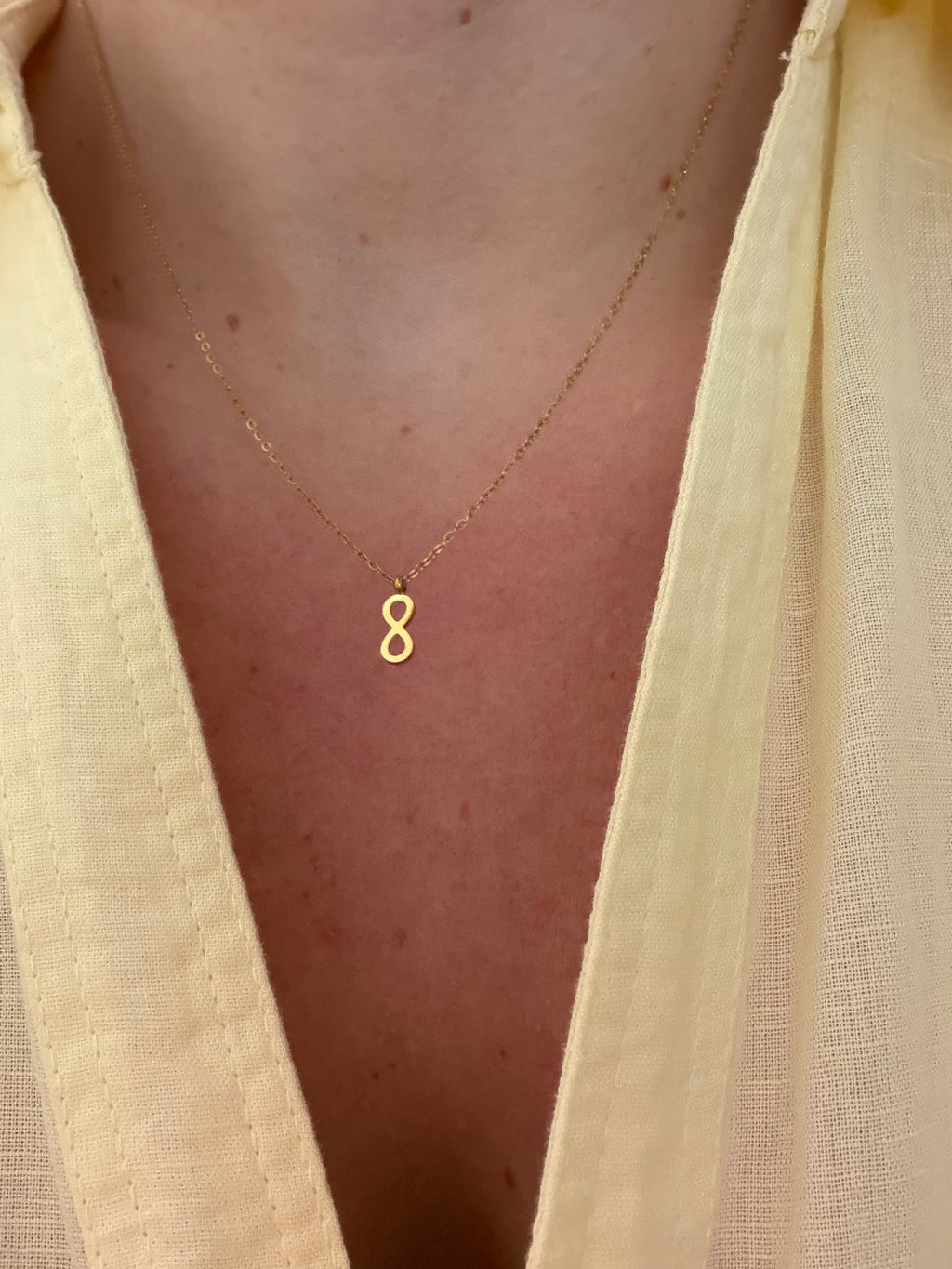 COLLAR INFINITO PLATEADO