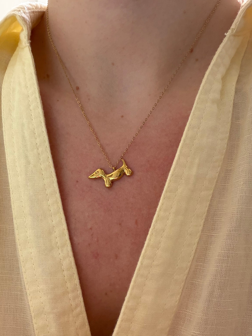 COLLAR DACKEL DORADO