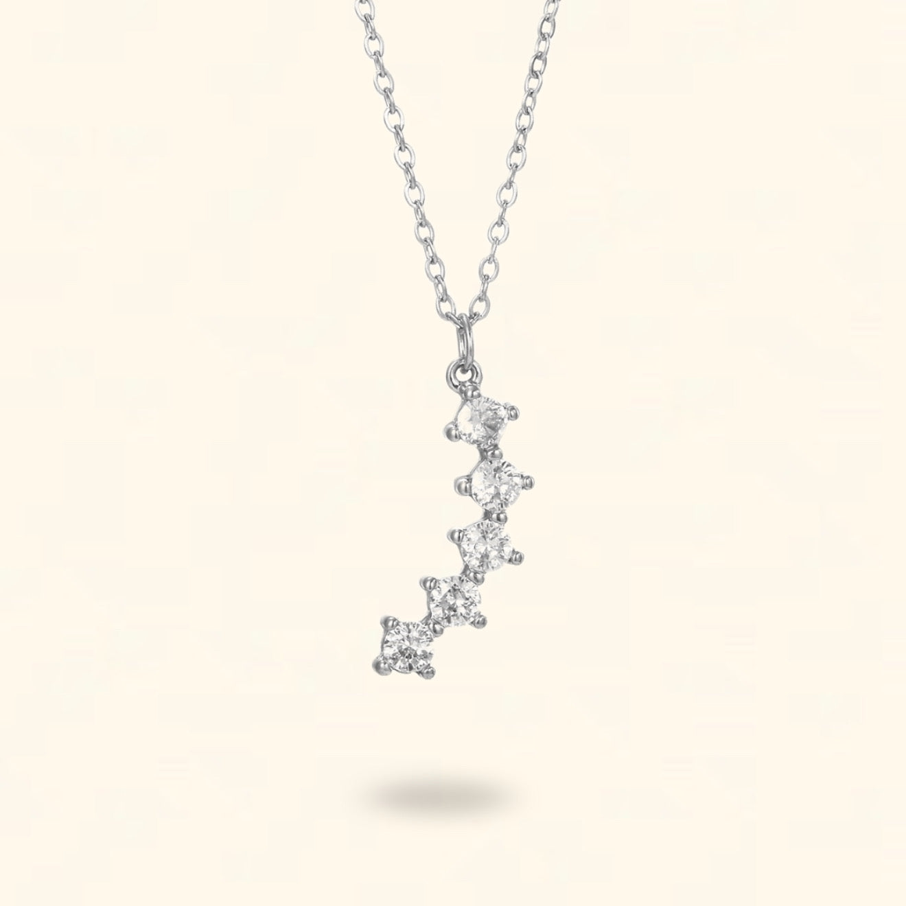 COLLAR AURORA PLATEADO