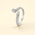 ANILLO CLAVENDRA PLATEADO