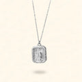 COLLAR LUMINADA PLATEADO