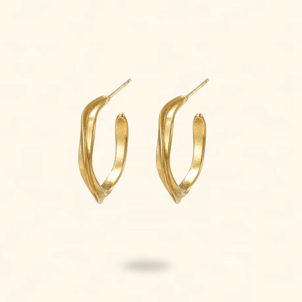 PENDIENTES VERTIUS DORADO