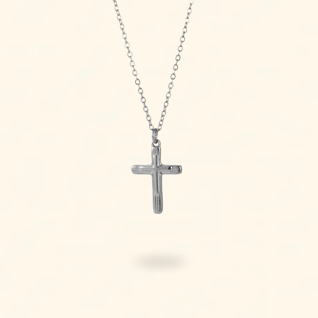 COLLAR BENDITA PLATEADO