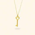 COLLAR LLAVE DORADO