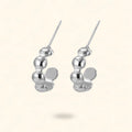 PENDIENTES ÓRBITA PLATEADO