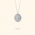 COLLAR VIRGEN PLATEADO