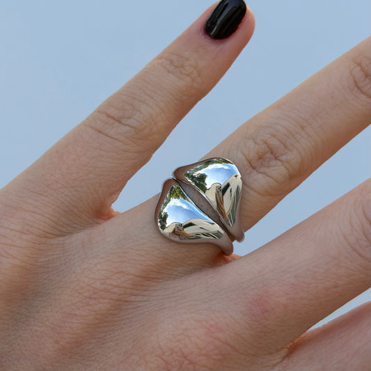 ANILLO DUALIS PLATEADO