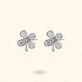PENDIENTES PETALIAS PLATEADO