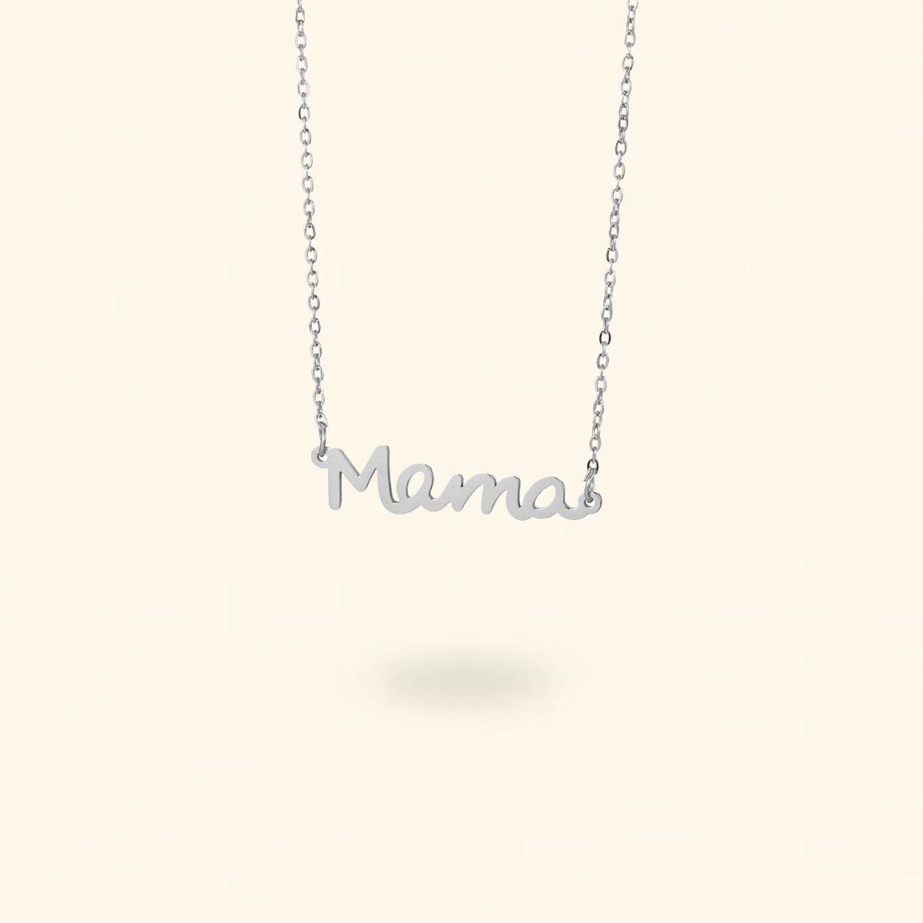 COLLAR MAMÁ PLATEADO