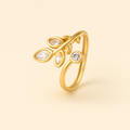 ANILLO FLORENYX DORADO