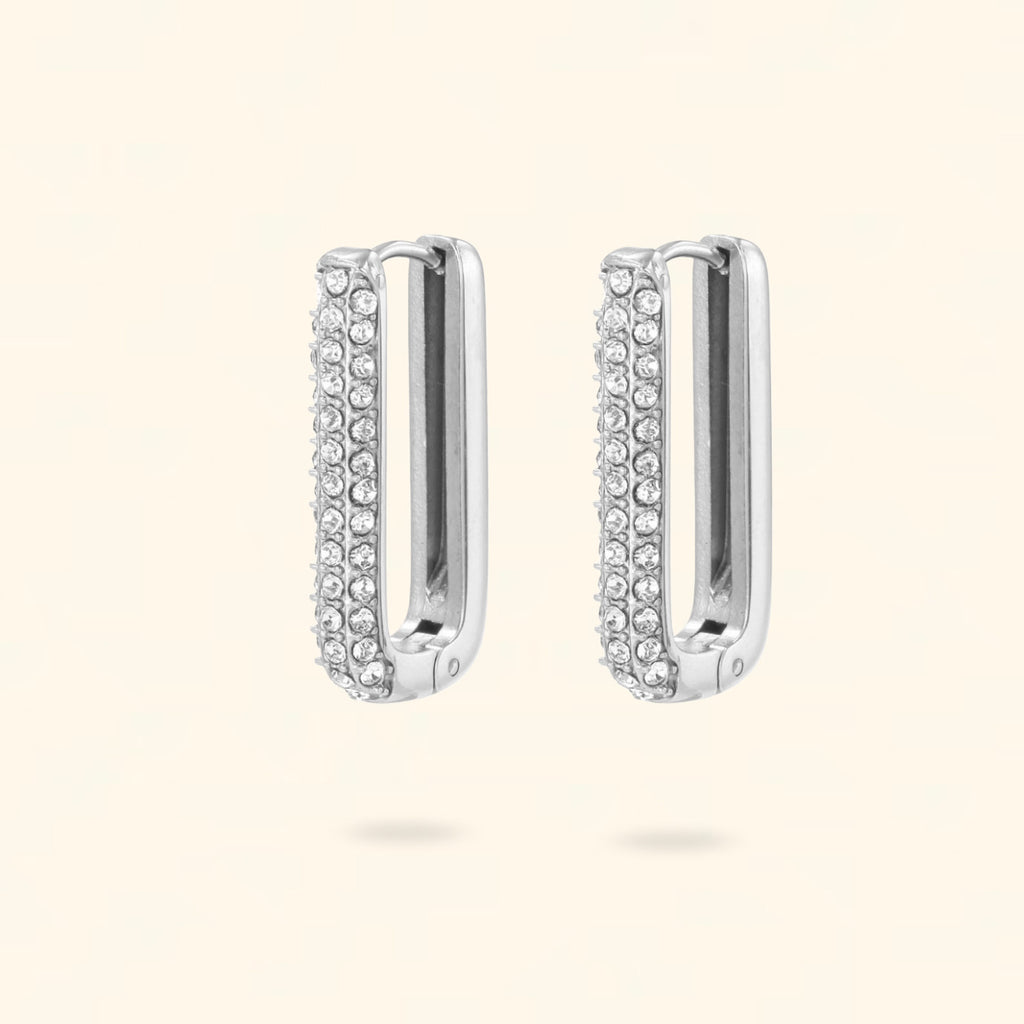 PENDIENTES CIRCU PLATEADO