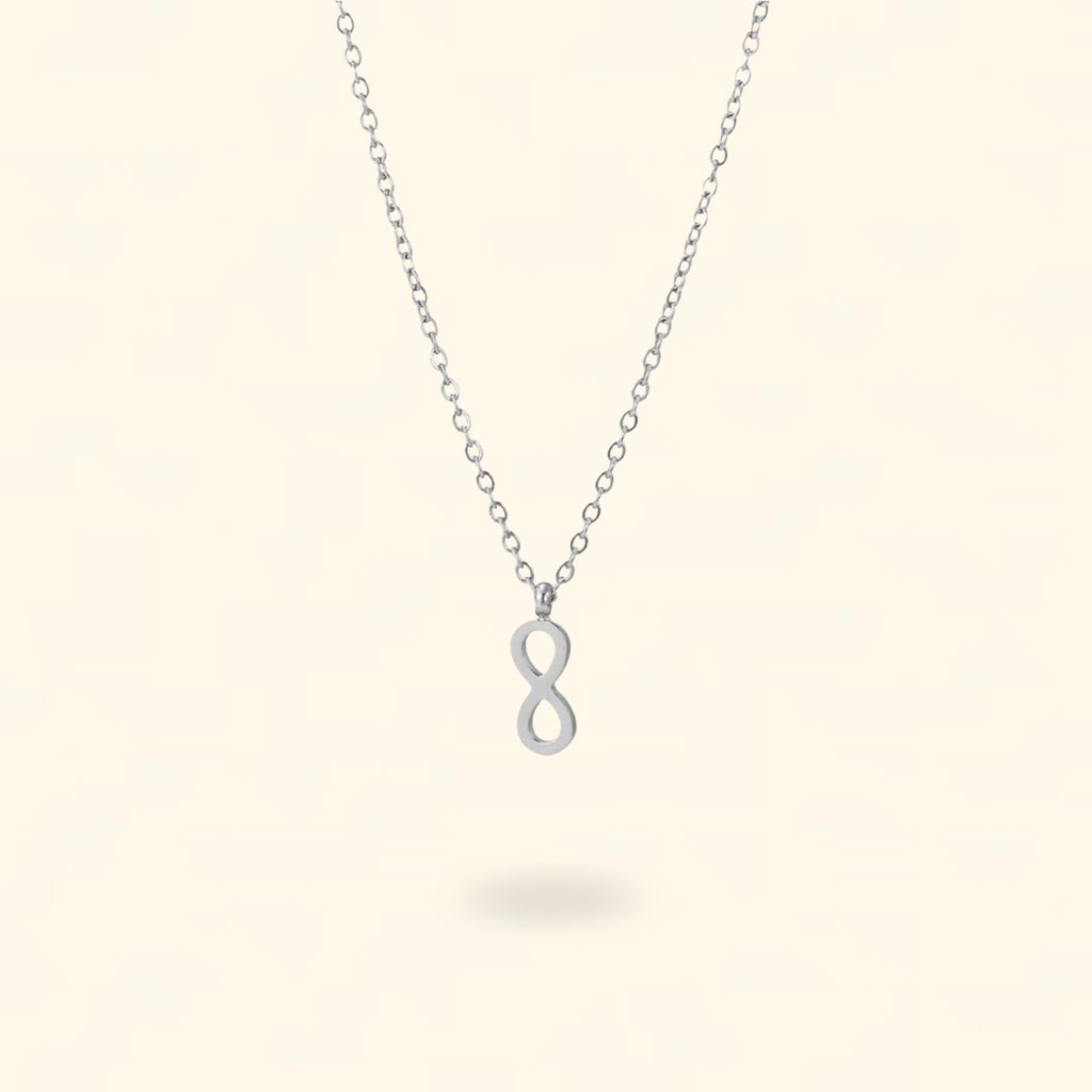 COLLAR INFINITO PLATEADO