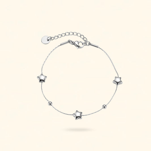 PULSERA INÈS PLATEADA