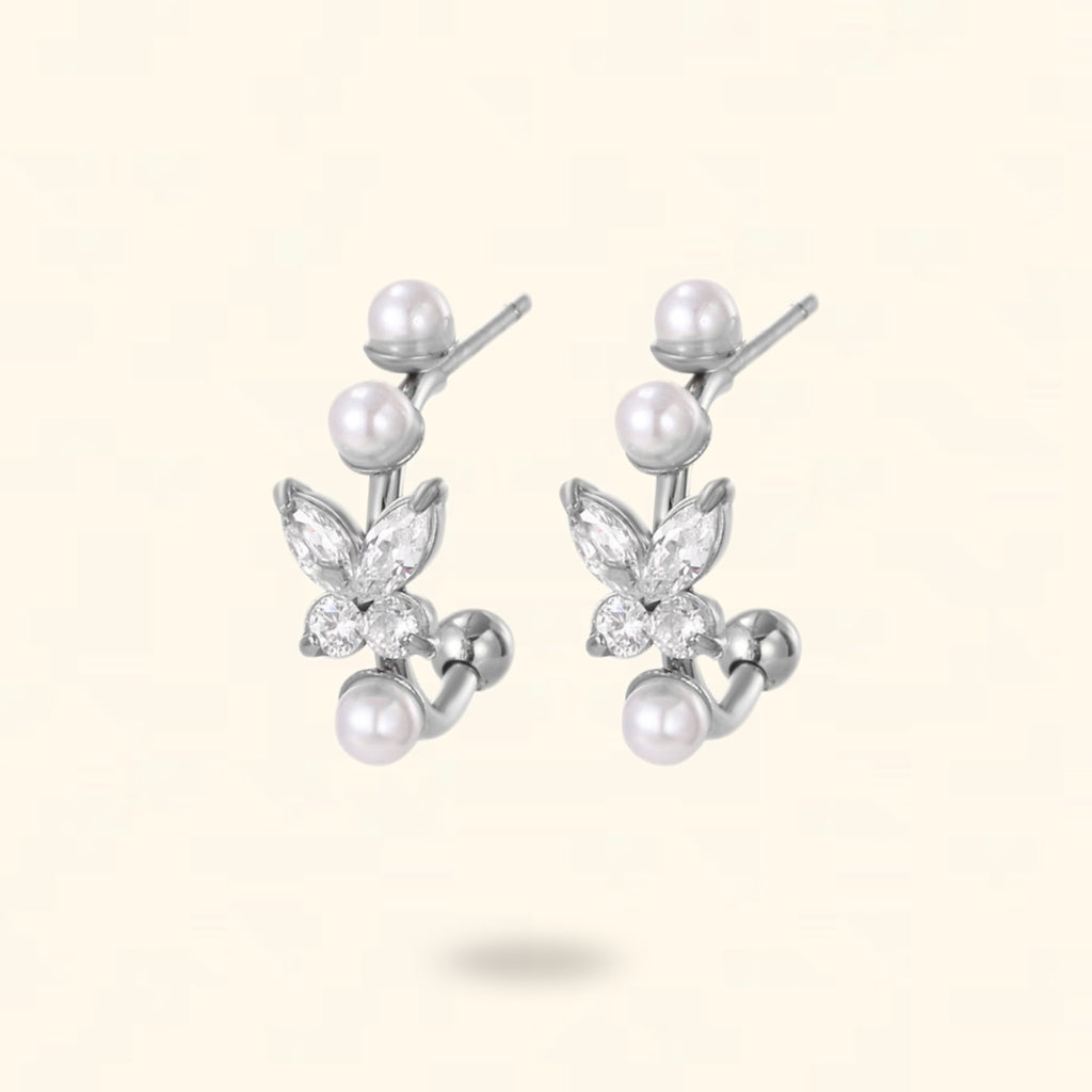 PENDIENTES LÚMINA PLATEADO
